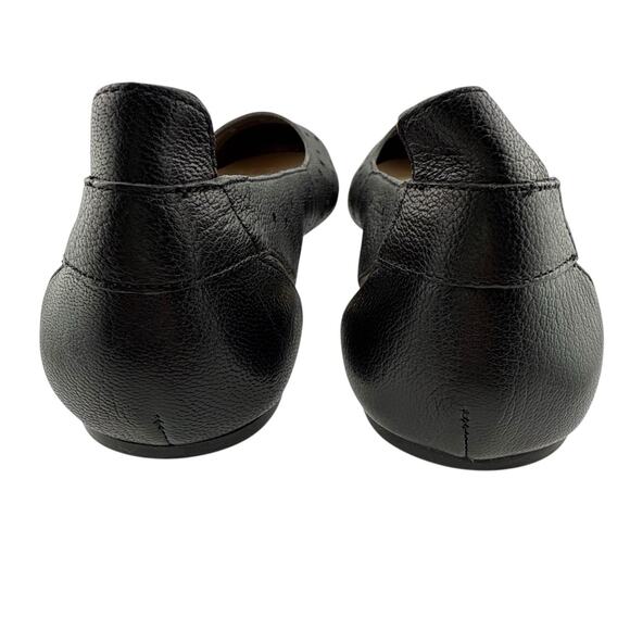 Nine West Marie Black Leather Women's Size 9.5 Slip On Flats NWB‎ - Picture 6 of 10